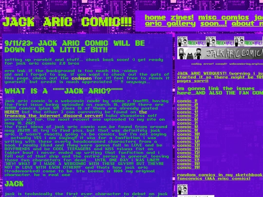 jackariccomic screenshot