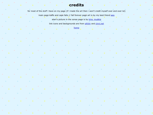 credits screenshot
