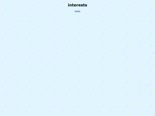 interests screenshot