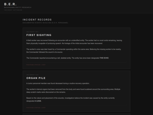 incidents screenshot
