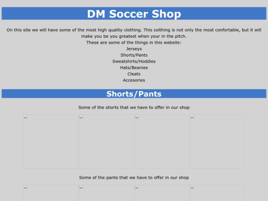 soccerstore screenshot