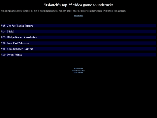 favorites/top-25-vgm screenshot