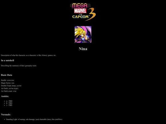 umvc3/capcom/nina screenshot
