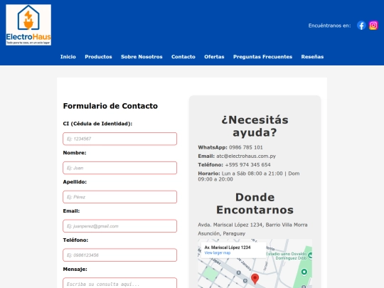 contactos screenshot