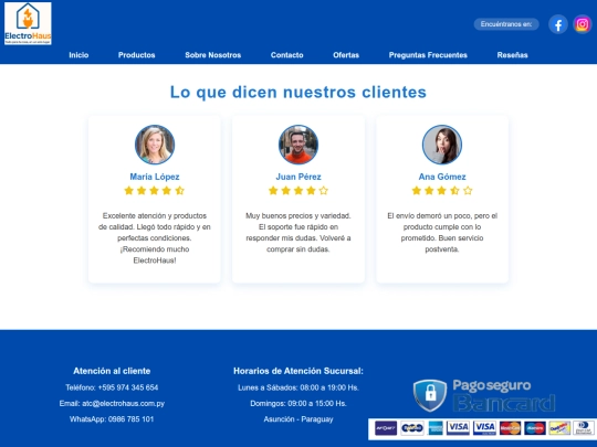 resenas screenshot