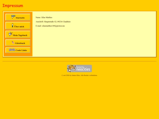 impressum screenshot