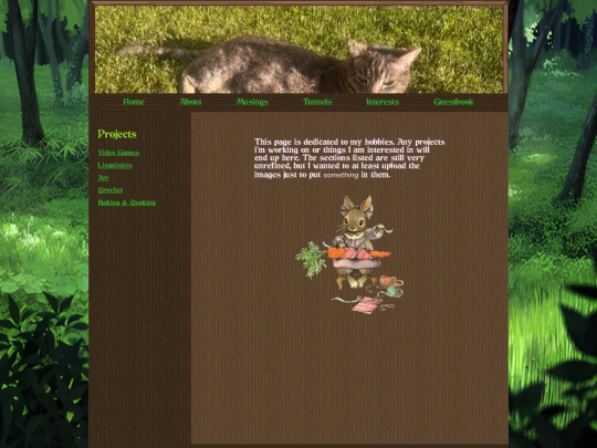 Interests screenshot