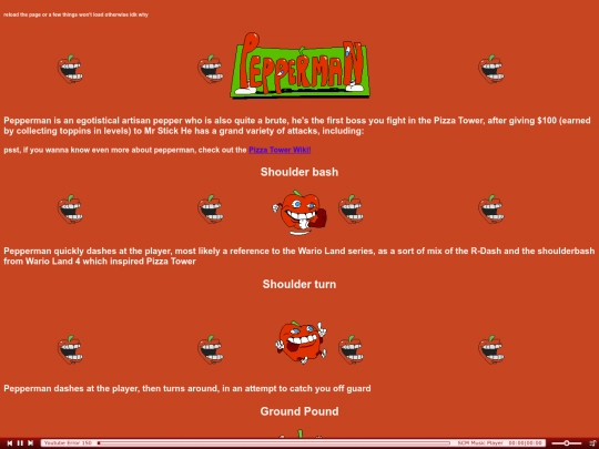 pizzatower/pepperpage screenshot