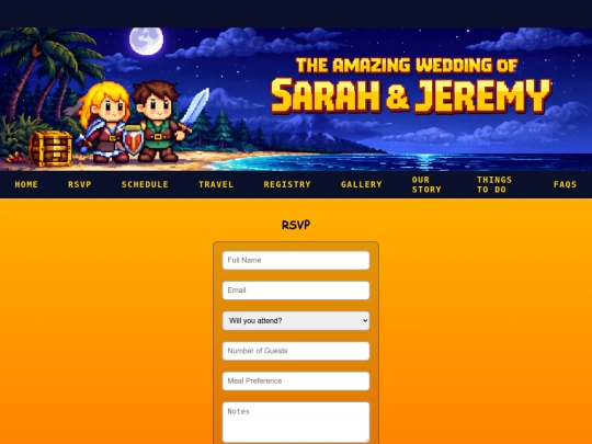 rsvp screenshot