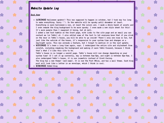 updatelog screenshot