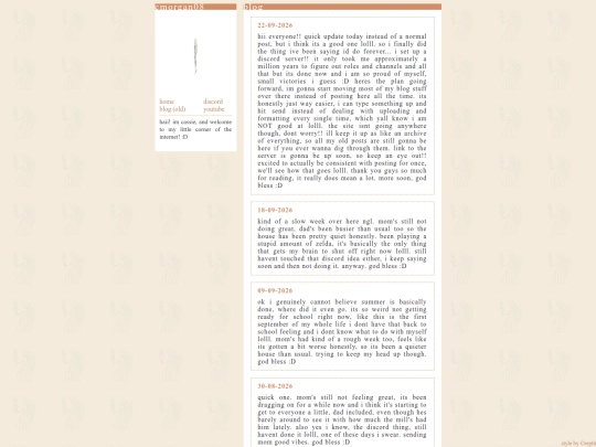 blog screenshot