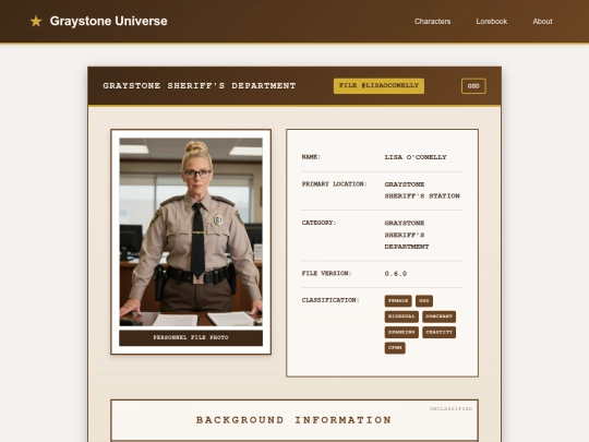 characters/lisaoconelly screenshot