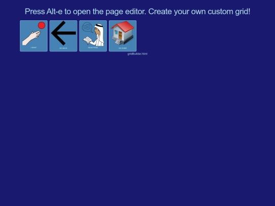 Communication/gridBuilder screenshot