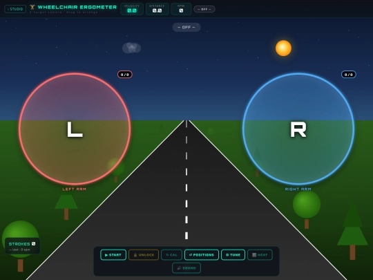 dw_media/ergometer-2target screenshot