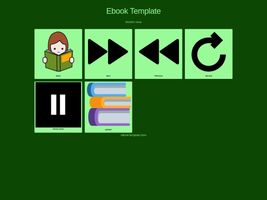 ebooks/eBookTemplate screenshot