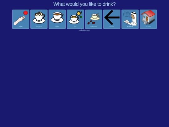 lunchSample/hotDrinks screenshot