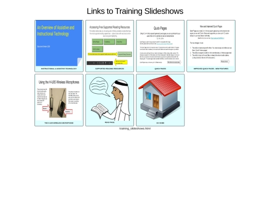slideshows/training_slideshows screenshot