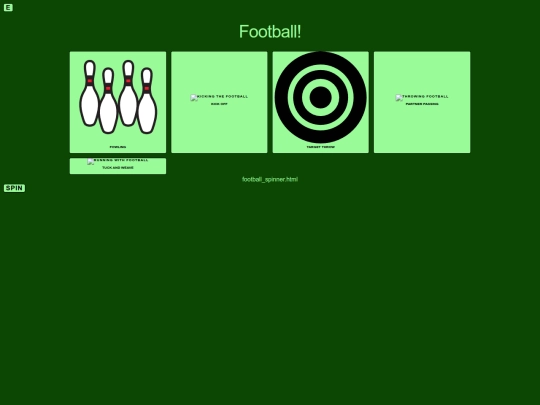 spinners/football_spinner screenshot