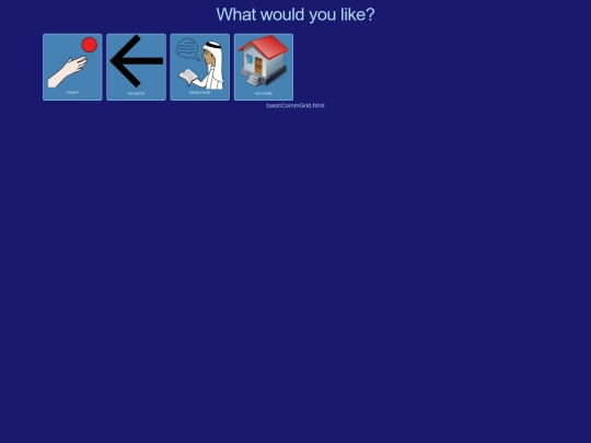 templates/basicCommGrid screenshot