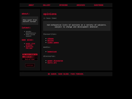 opinions screenshot