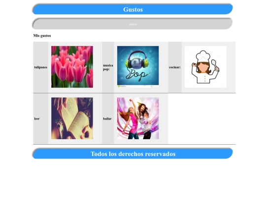tarea3/Gustos screenshot