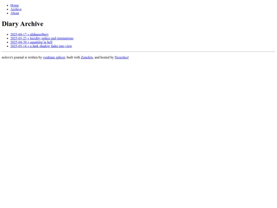 archive screenshot