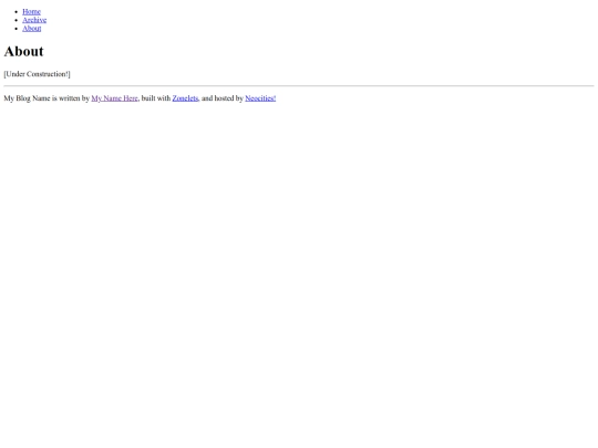 blog/about screenshot
