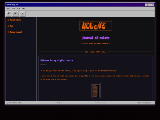 blog screenshot