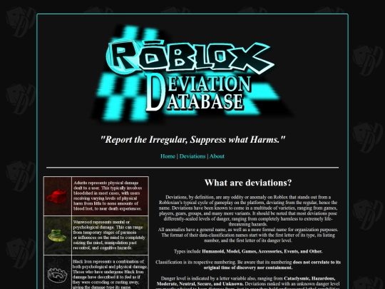 deviations screenshot