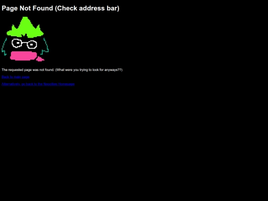 not_found screenshot