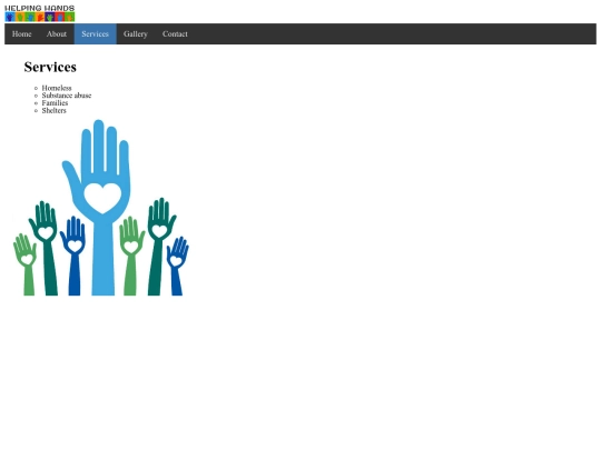 services screenshot