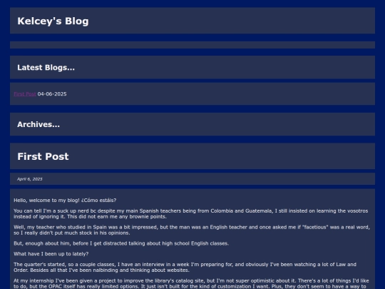 blog screenshot