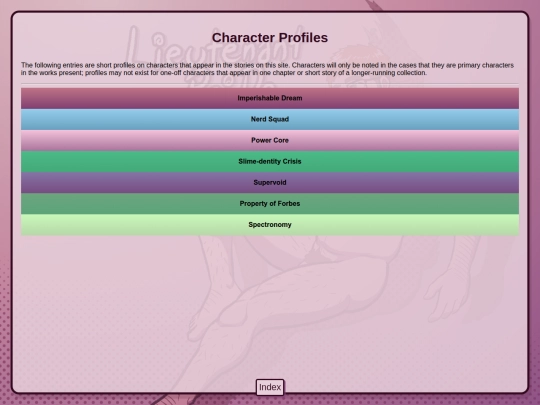 charProfiles screenshot