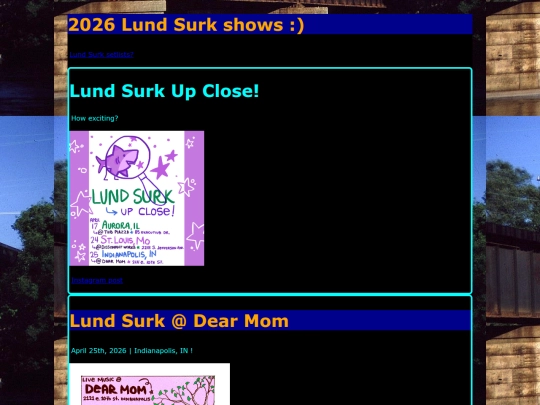 shows/2026 screenshot