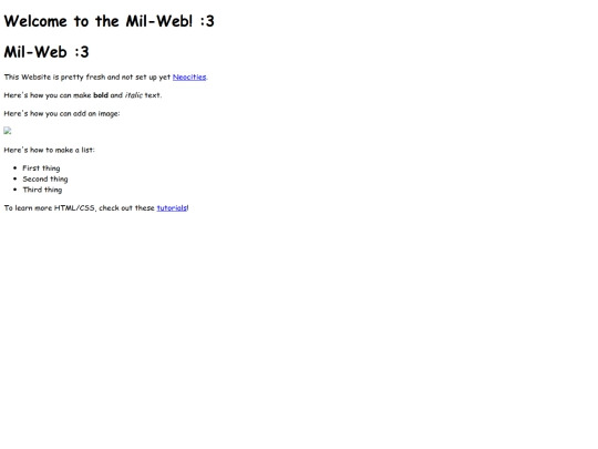 index screenshot