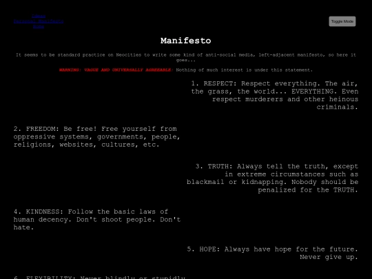 manifesto screenshot