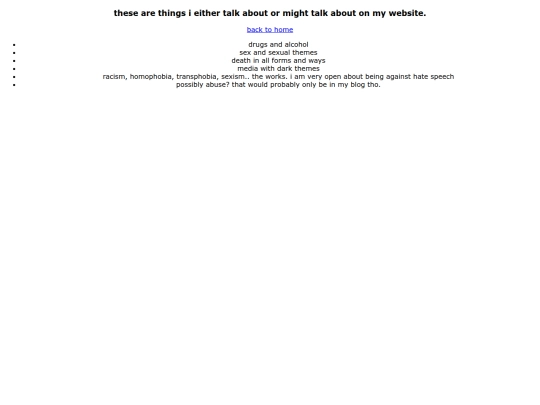 contentwarnings screenshot