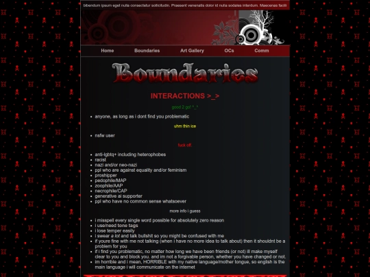 profile/boundaries screenshot