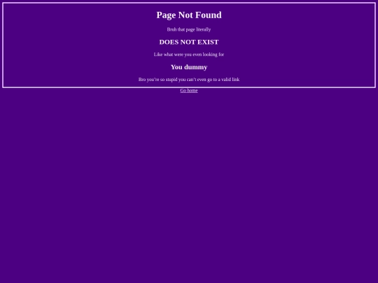 not_found screenshot