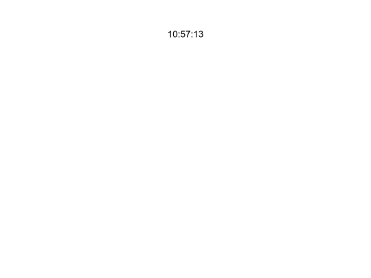 First website/digitalClock screenshot