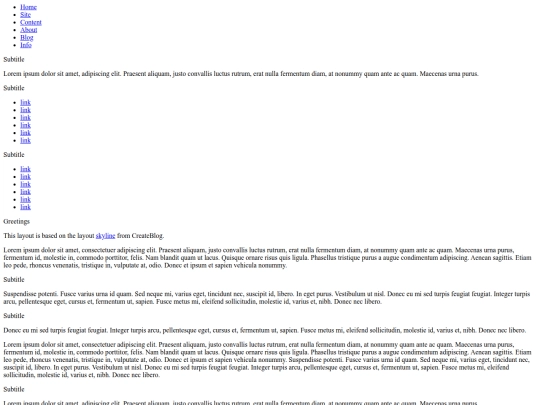 index screenshot