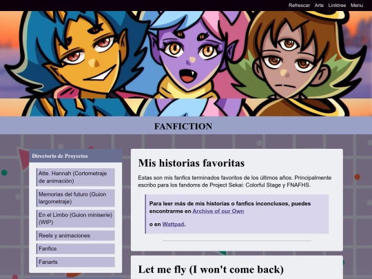 fanfics screenshot