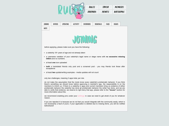 newrulestest screenshot
