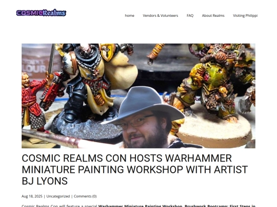 blog/cosmic-realms-con-hosts-warhammer-miniature-painting-workshop-with-artist-bj-lyons screenshot