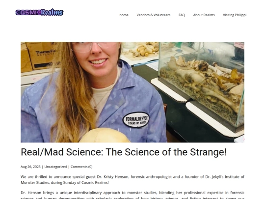 blog/realmad-science-the-science-of-the-strange screenshot