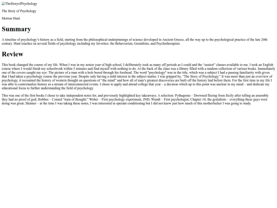 Library/BookReviews/TheStoryofPsychology screenshot
