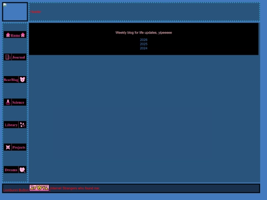 WeeklyBlog/Blog screenshot