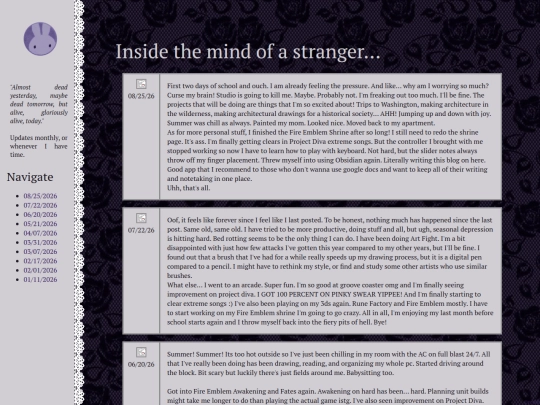 blog screenshot