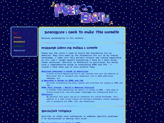 resources screenshot