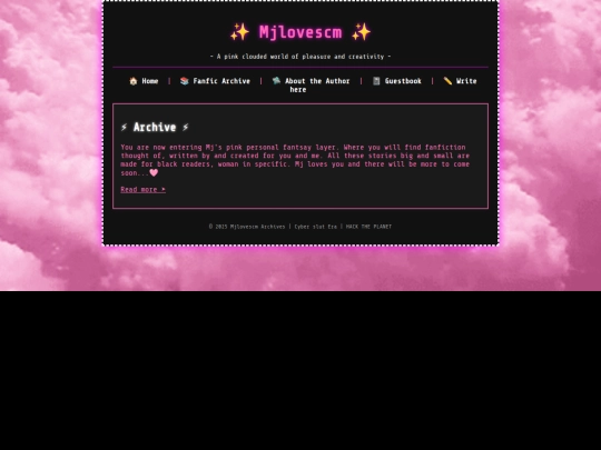 Fanfic Archive screenshot